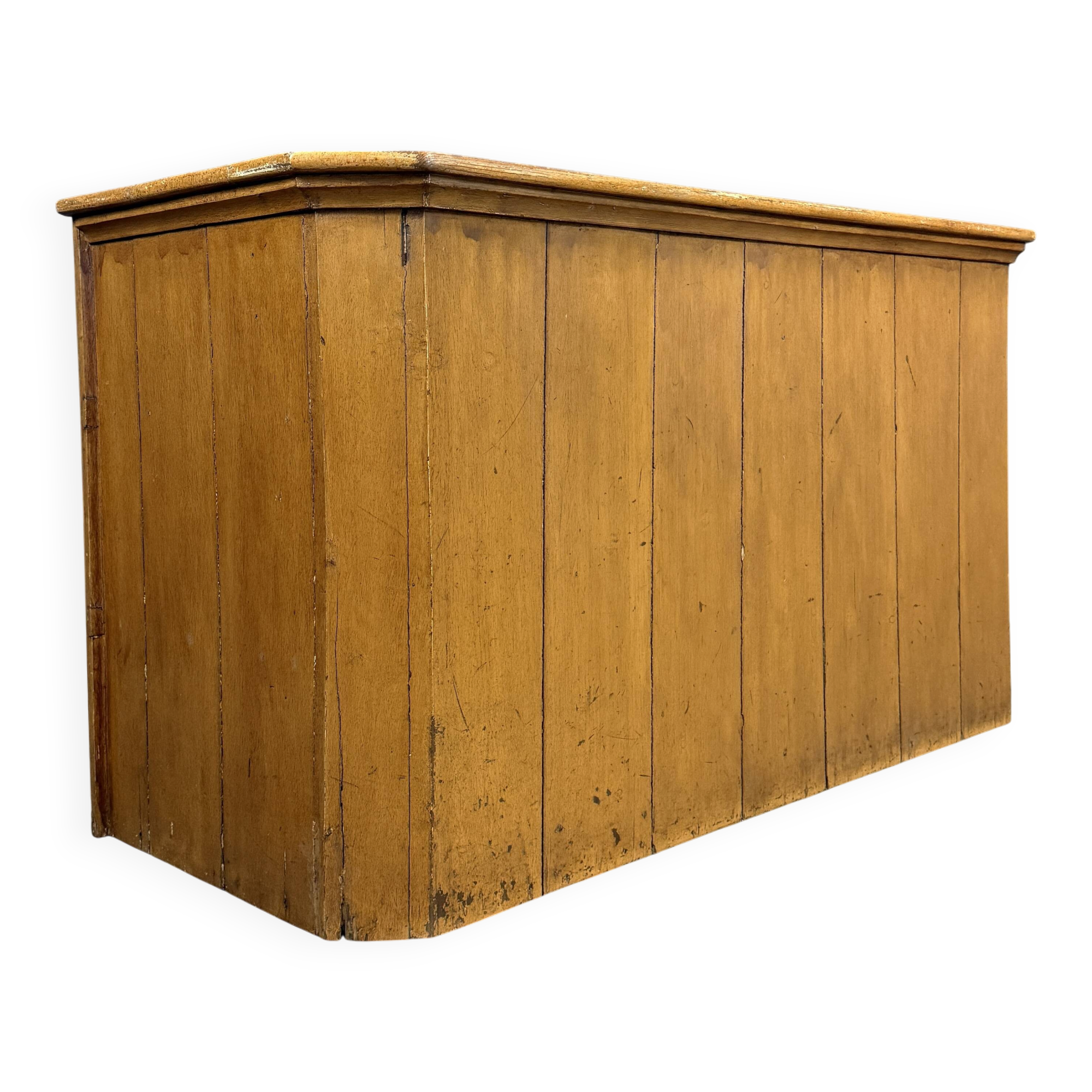 Antique painted Dutch counter