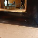Metal and brass mirror, 94x75 cm