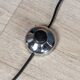 Une lampe de sol en chrome "espace" italienne du 20e siècle vers 1970