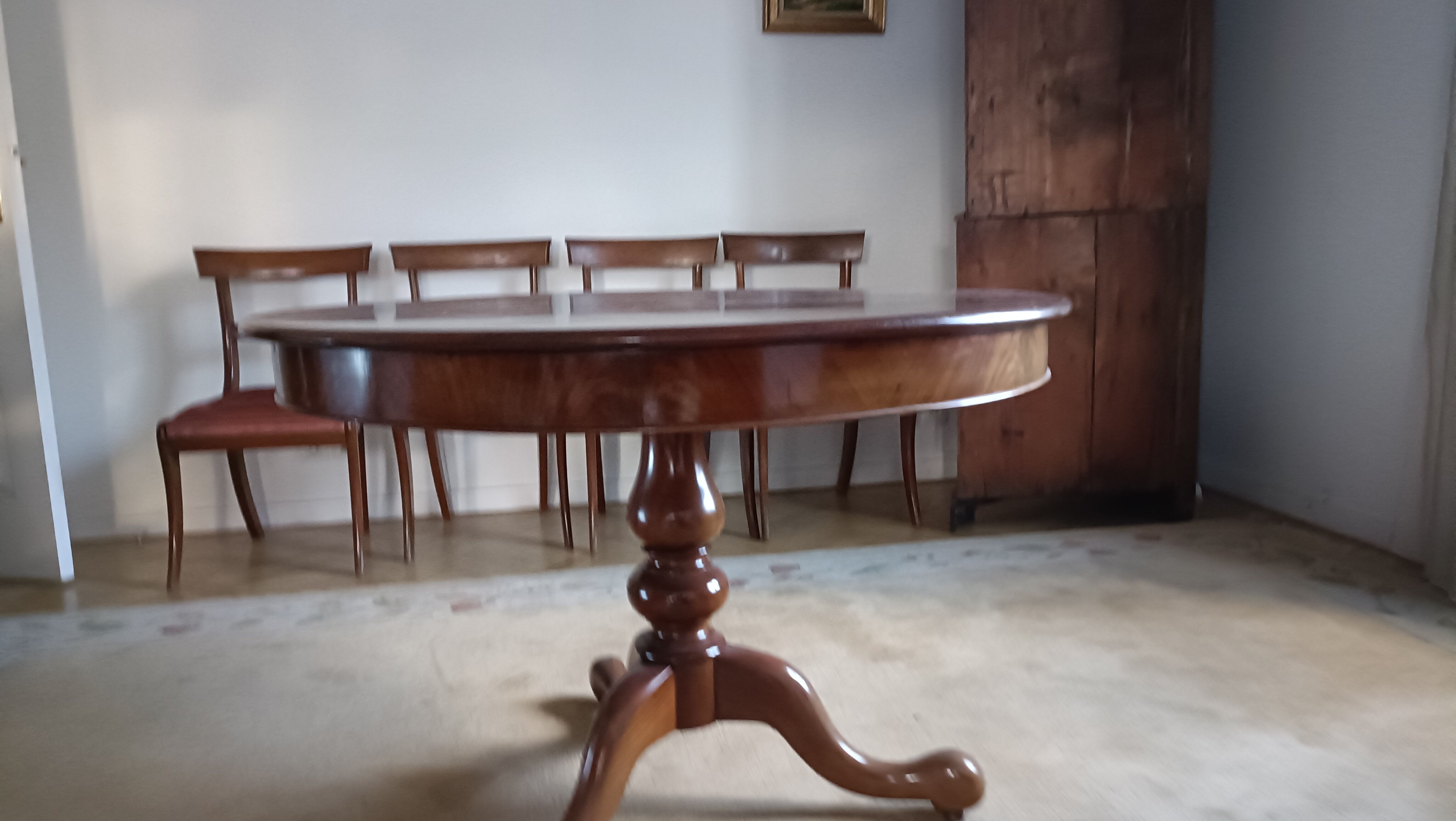 English mahogany table 8/10 people