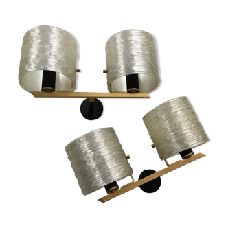 Pair of wall lamps