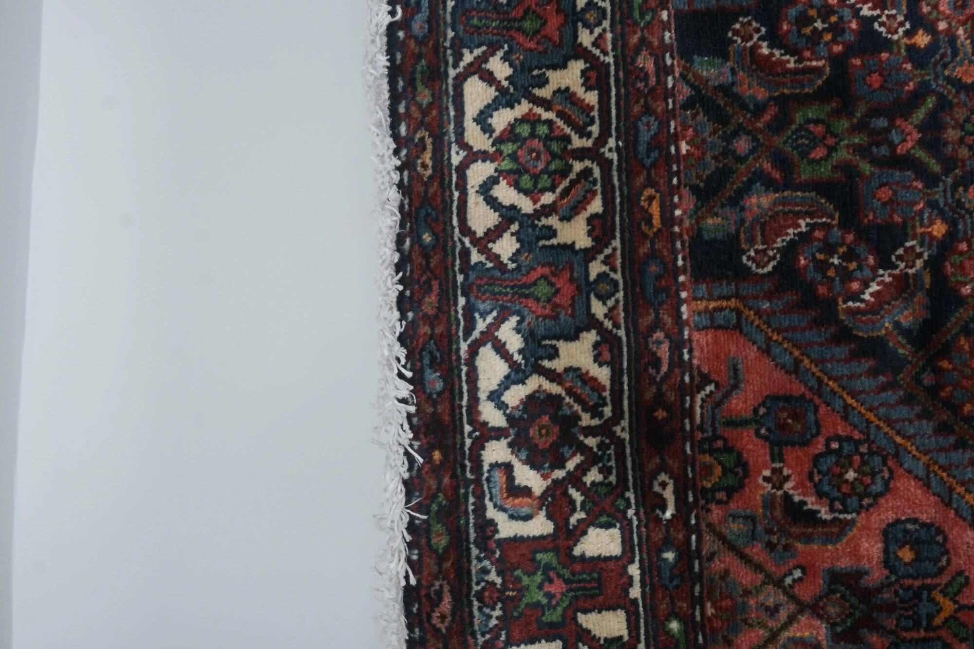 Vintage Turkish hallway rug 121x317 cm