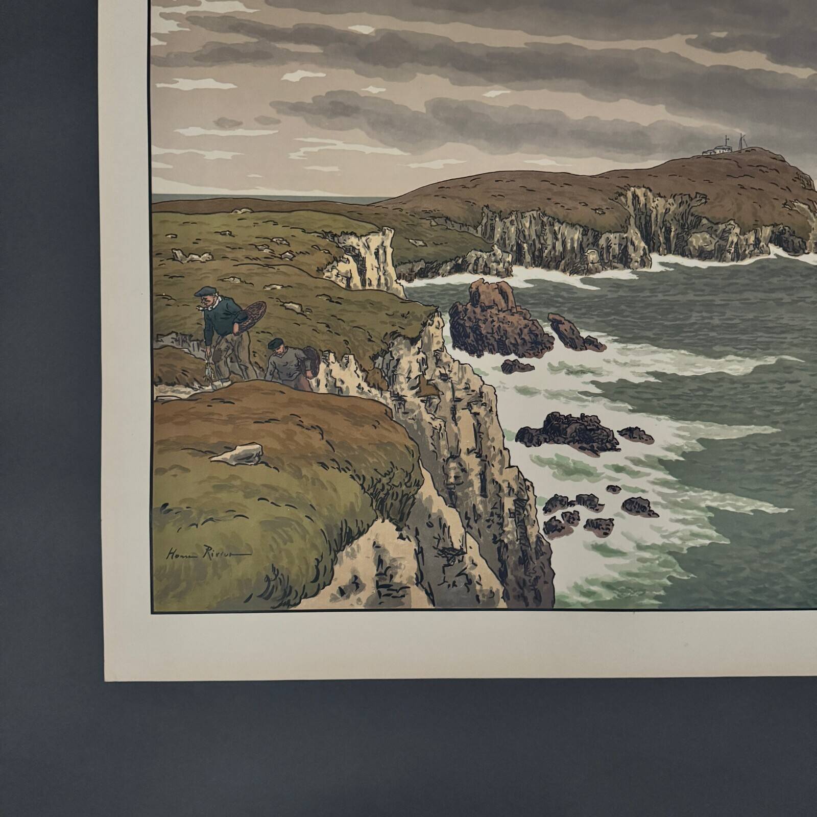 Lithographie par Henri Rivière Les Aspects de la Nature - Le Cap