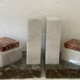 Pair of marble bookends