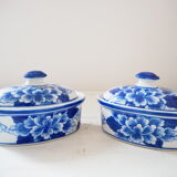 Set of two porcelain ramekins