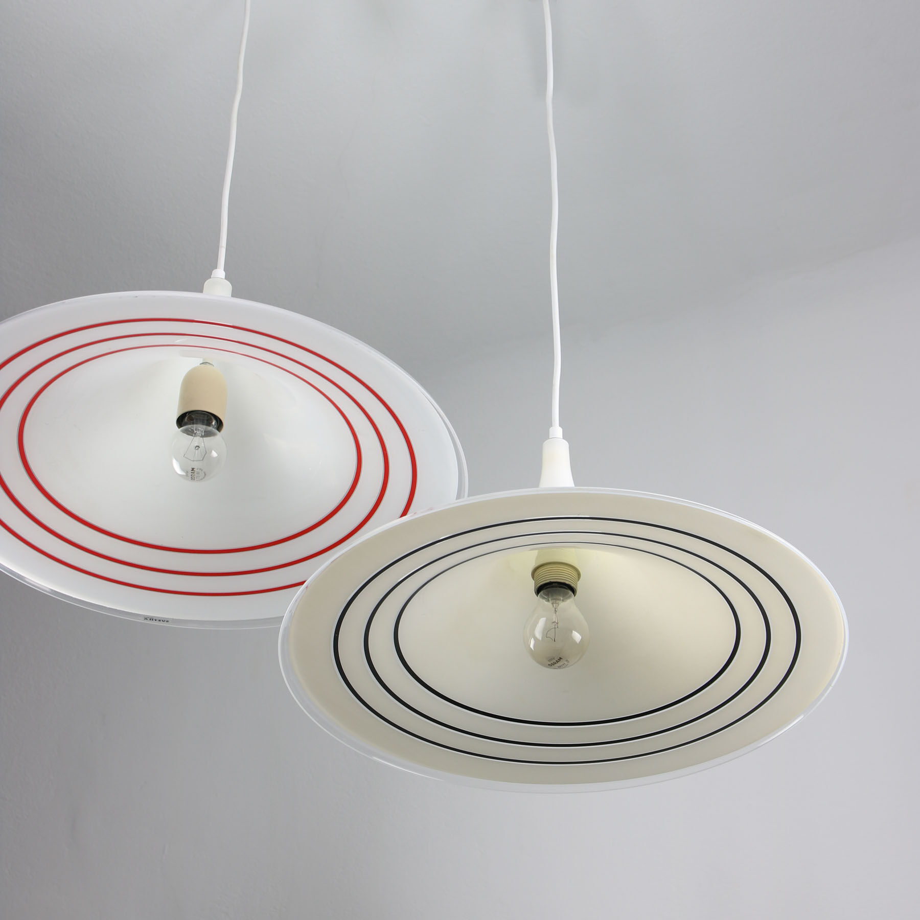 Vintage Trumpet Lamps from Meblo & Guzzini, set of 2