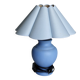 Vintage blue bedside lamp seaside style