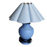 Lampe de chevet vintage bleue style bord de mer