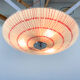 Mid-century glass chandelier by Napako Czechoslovakia 1960s