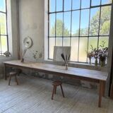 4m XXL pine and oak farmhouse table