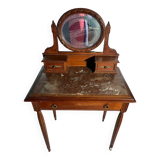 Dressing table with mirror