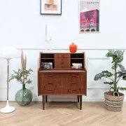 Vintage Danish teak secretary, 1960s.