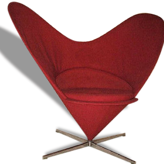 Heart Cone by Verner Panton Chair edited by more-Linjé