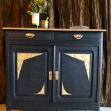 Buffet noir et or