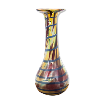 Colorful vase, Poland, 1960s
