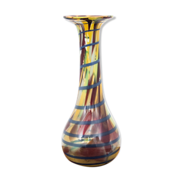 Colorful vase, Poland, 1960s