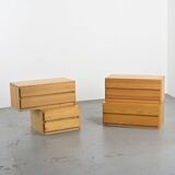 Ensemble de commodes par Maison Regain, années 70