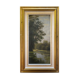 Table "Boat over the water" HST/P middle XXth and frame