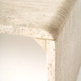 Vintage coffee table in travertine 1970s