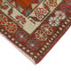 Handwoven rustic anatolian red runner carpet 93 cm x 374 cm