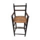 High straw chair child 50/60 years