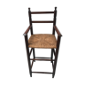 High straw chair child 50/60 years