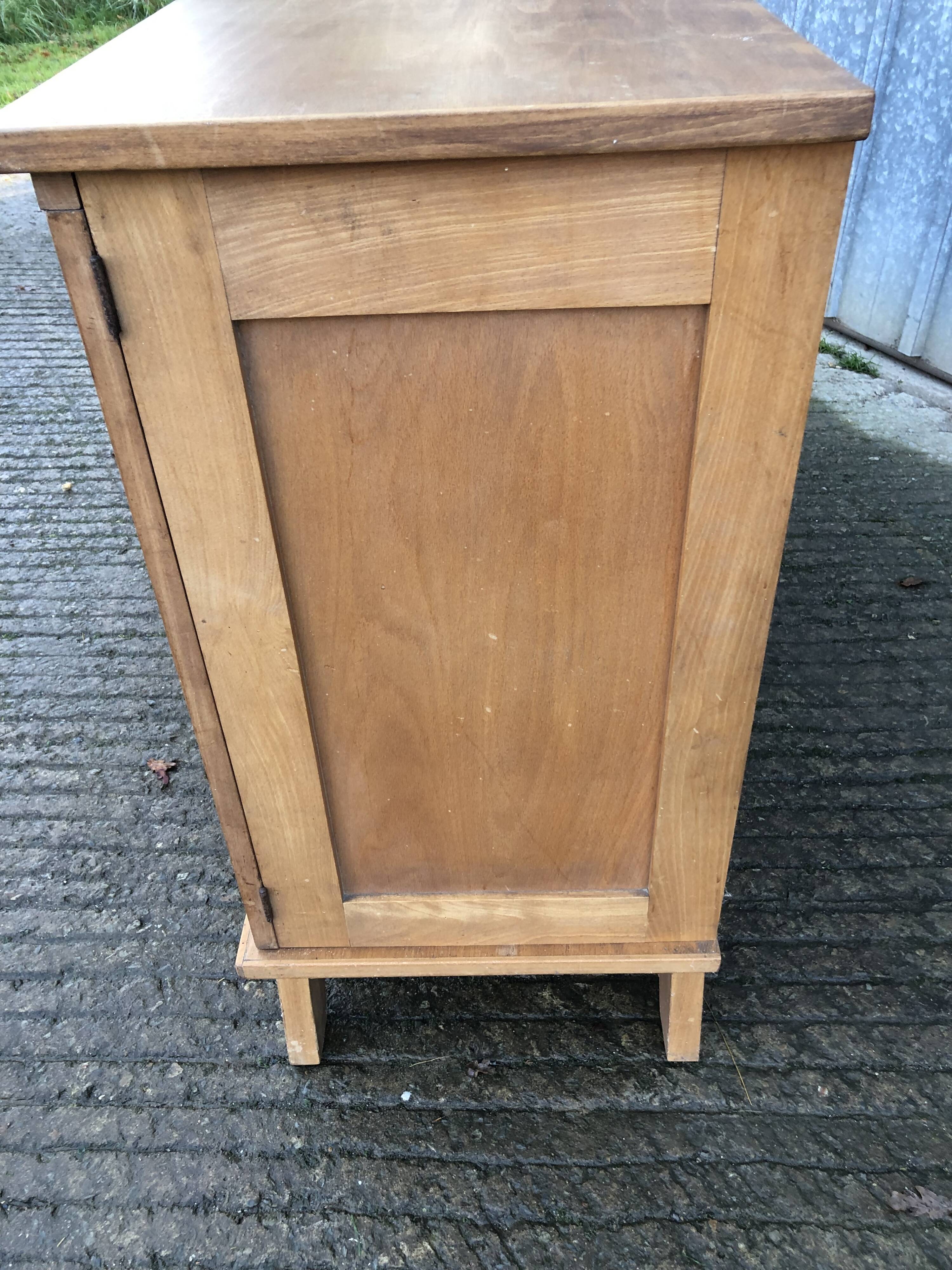 Buffet René Gabriel en hêtre et cp hêtre d’époque reconstruction