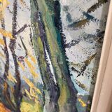 Oil on canvas landscape
