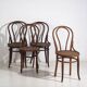 Antique Thonet Chairs No. 18 (c.1920). Set of 4 pieces #11