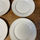 6 assiettes plates porcelaine de Limoges Salmon & Co