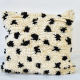 Moroccan polka dot carpet pillow 45x45cm