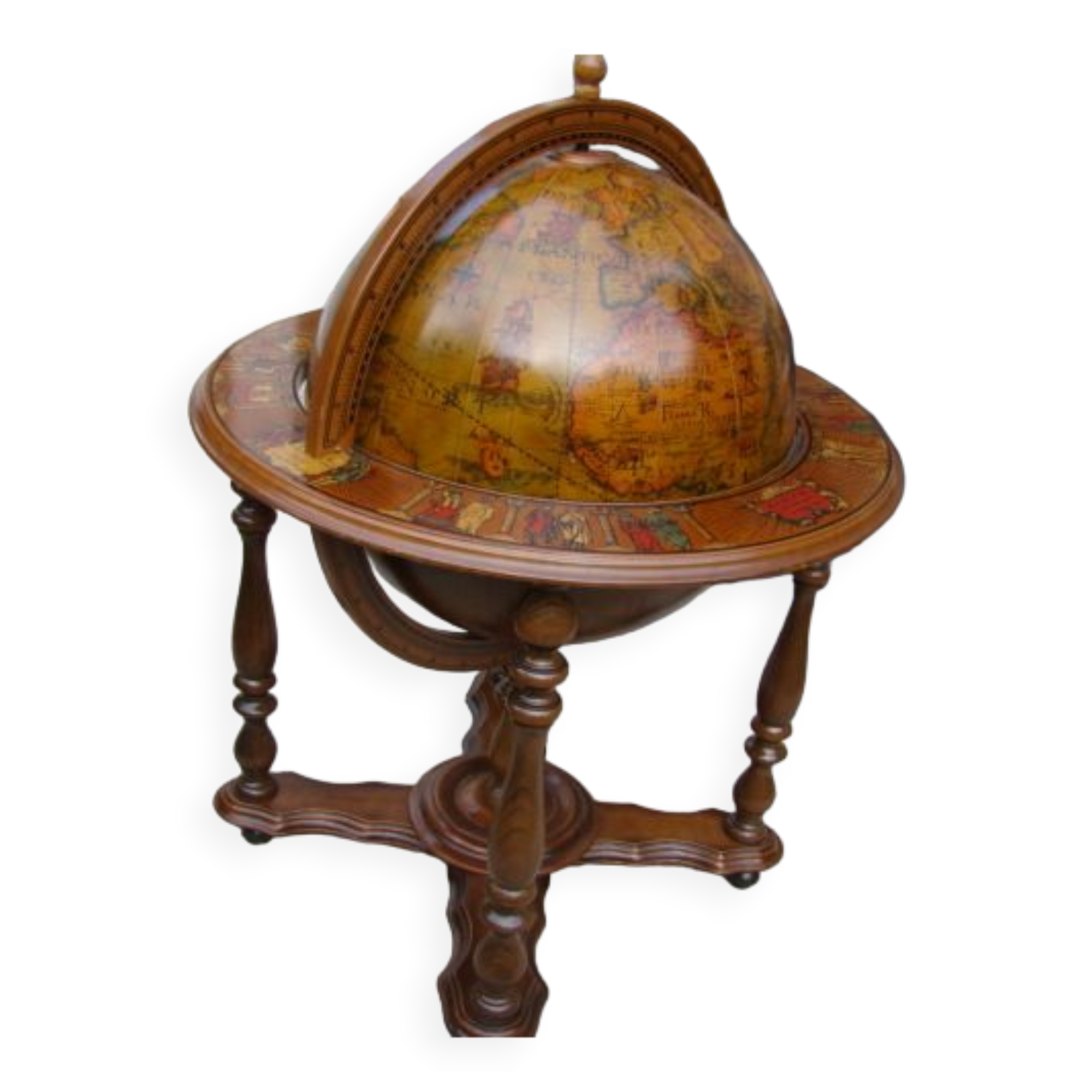 Vintage Mappemonde bar furniture 70