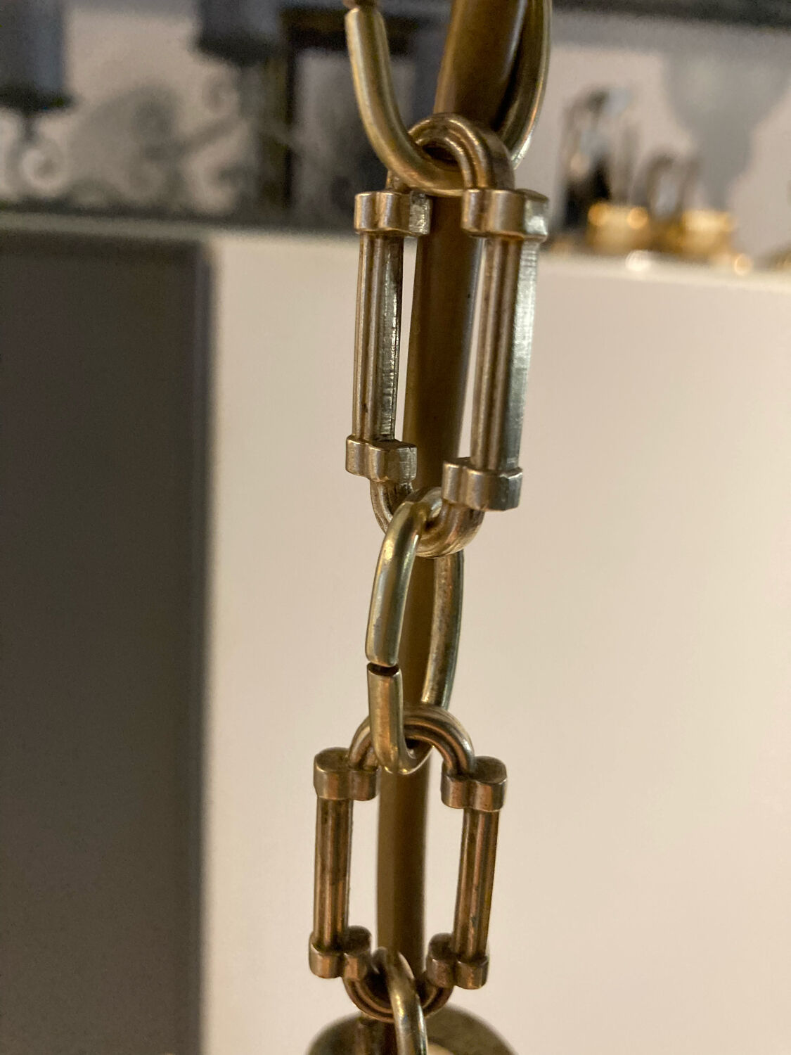 Bronze chandelier 5 branches