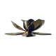 Bougeoir fleur en laiton