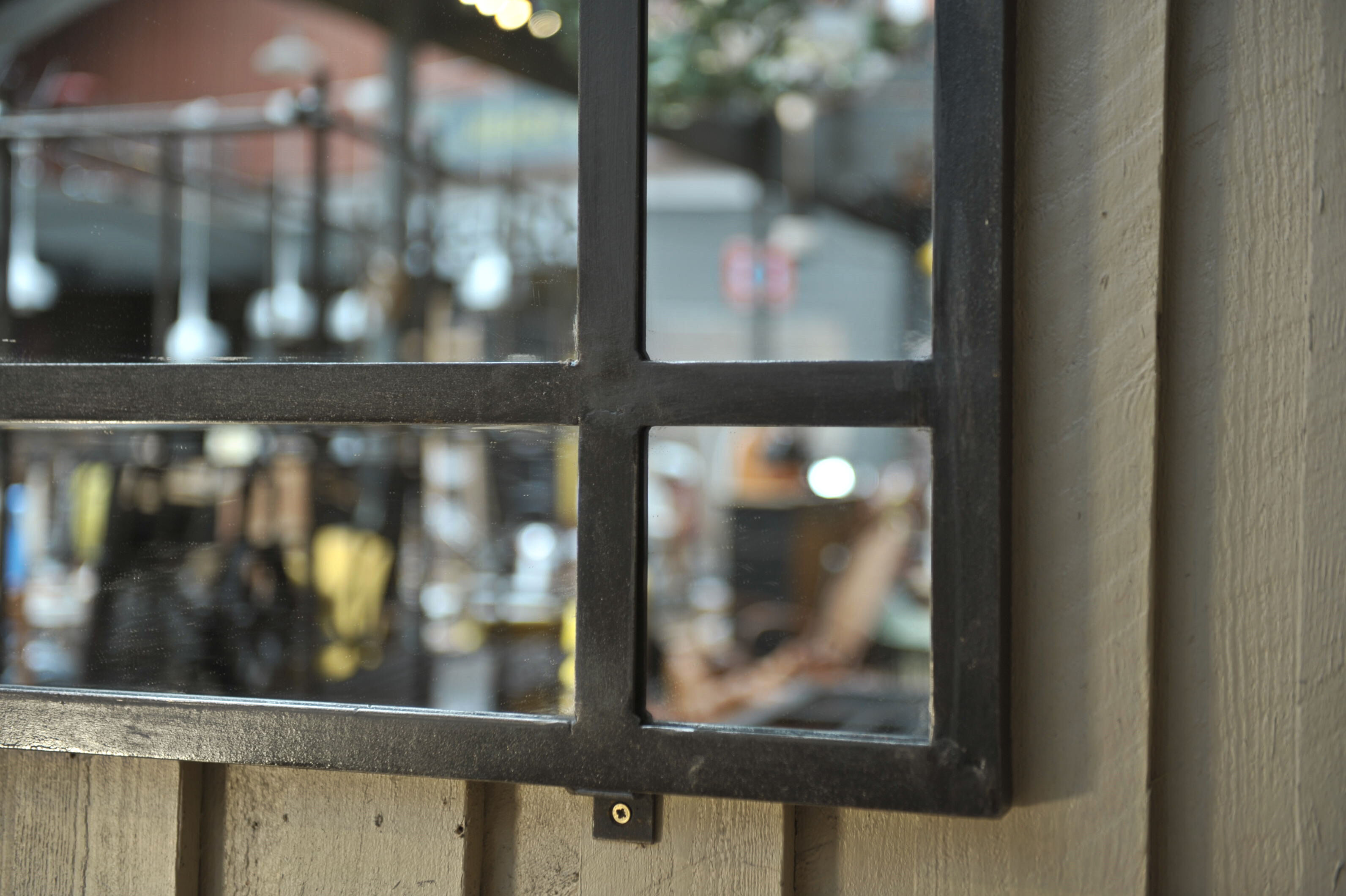 Industrial metal mirror 1930s - 112x221cm
