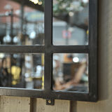 Industrial metal mirror 1930s - 112x221cm