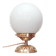 Lampe à poser globe opaline 