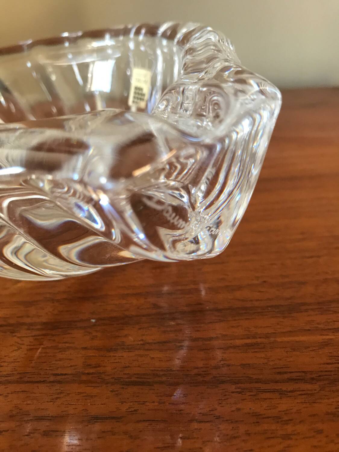 Cendrier cristal de daum