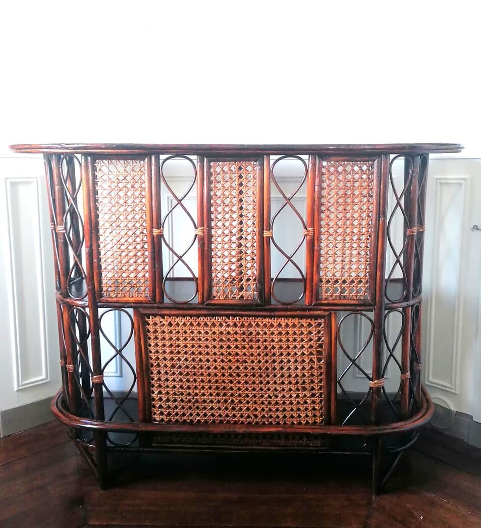 Rattan and canning bar, 1960