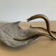 Art Nouveau brass and silver-plated metal pocket emptier