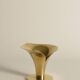 Art Deco Brass Calla Lily Candle Holder by Carl-Einar Borgström for Ystad-Metall
