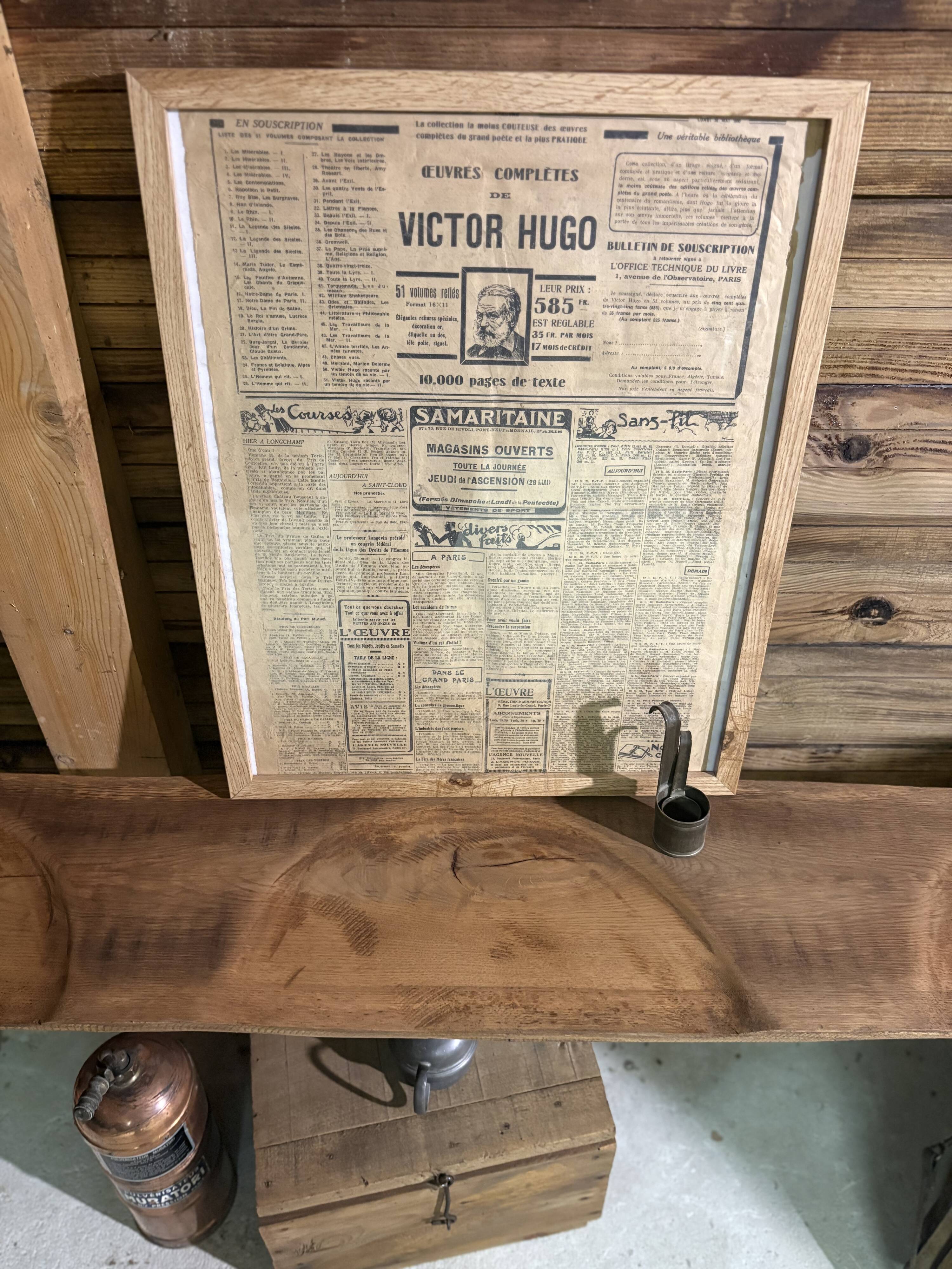 Old solid wood bench – country house spirit