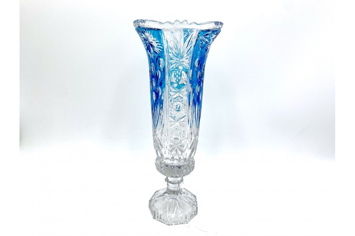 A glass vase, Huta Anna, Germany, 1970s
