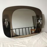 Veca smoked bathroom mirror 79x59cm