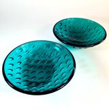 Pair of cut glass cups — Odelys model attributed to Guerlain