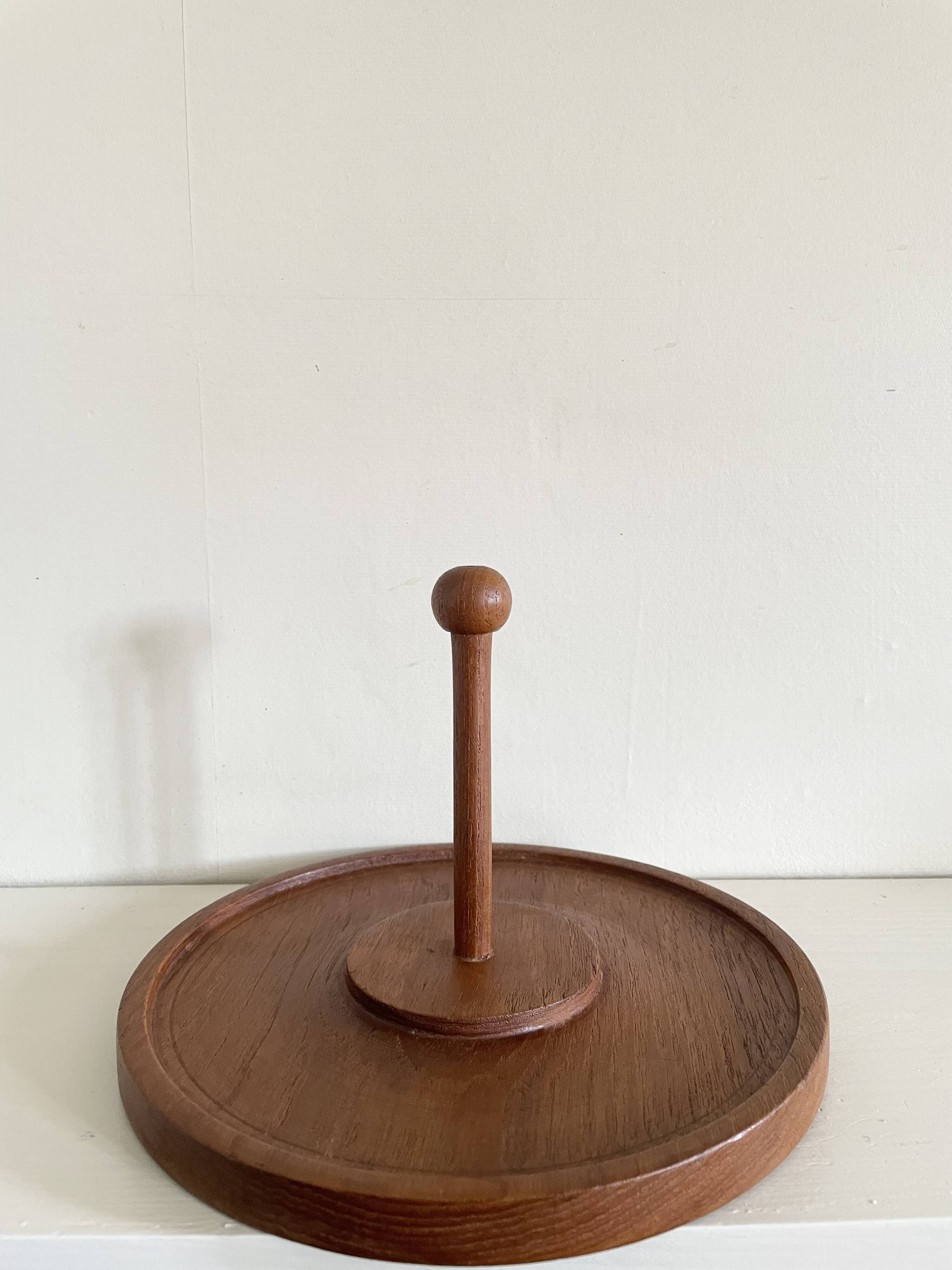 Vintage Teak Condiment Tray