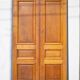 Double old door, old wooden door, large vintage door