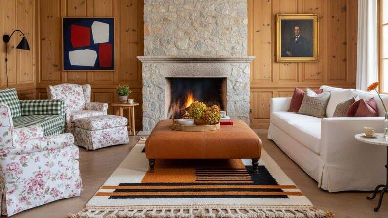 Tapis en laine pure fait main traditionnelle taille 150 x 250 cm