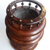 Late 19th century solid walnut planter