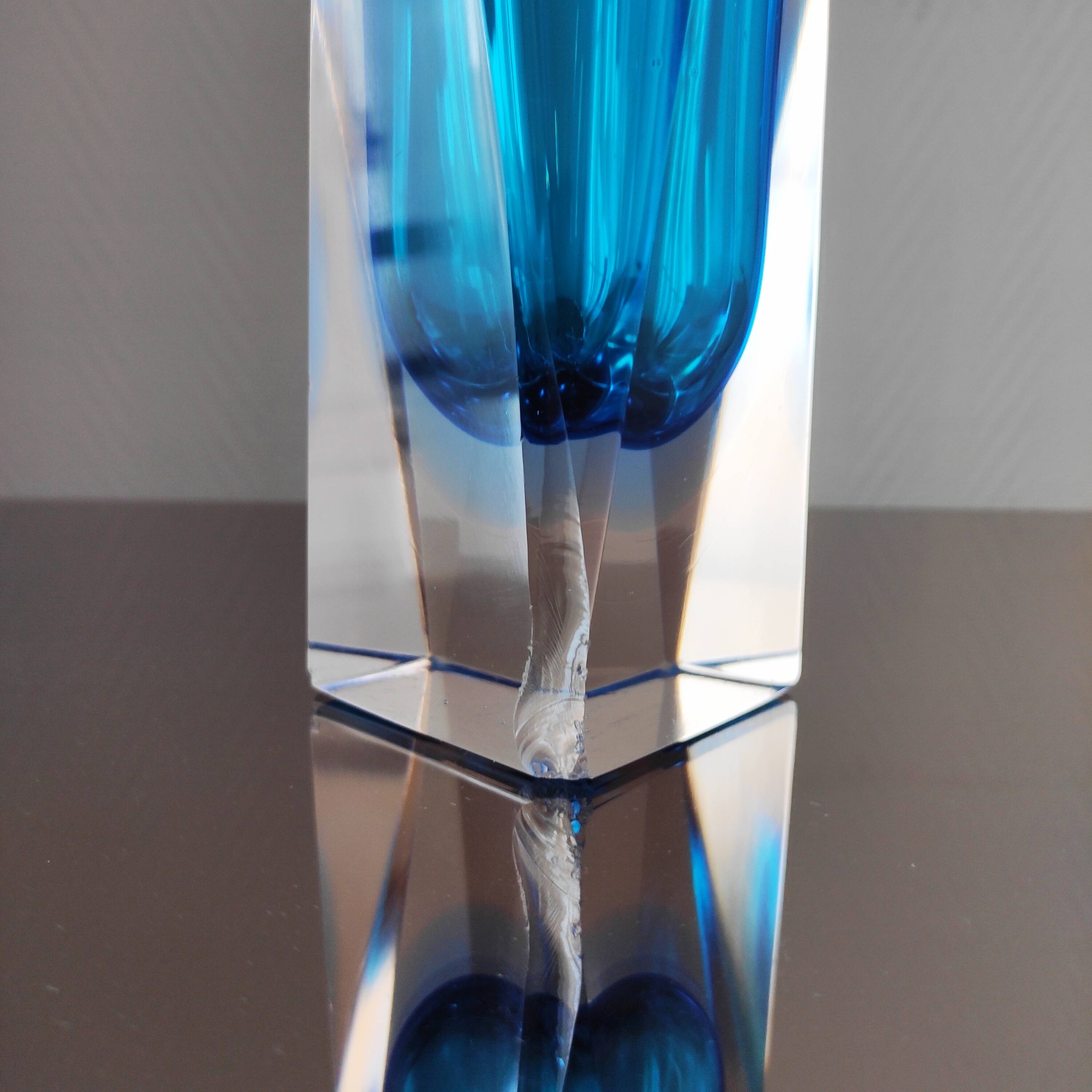 Vintage Murano Sommerso Vase